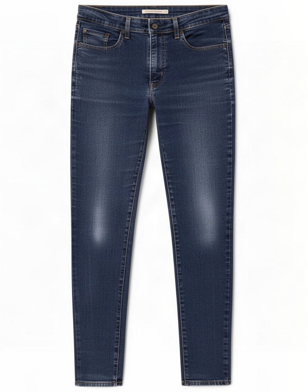 Levi's Womens 721 High Rise Skinny Jeans W31 L30 Blue Cotton