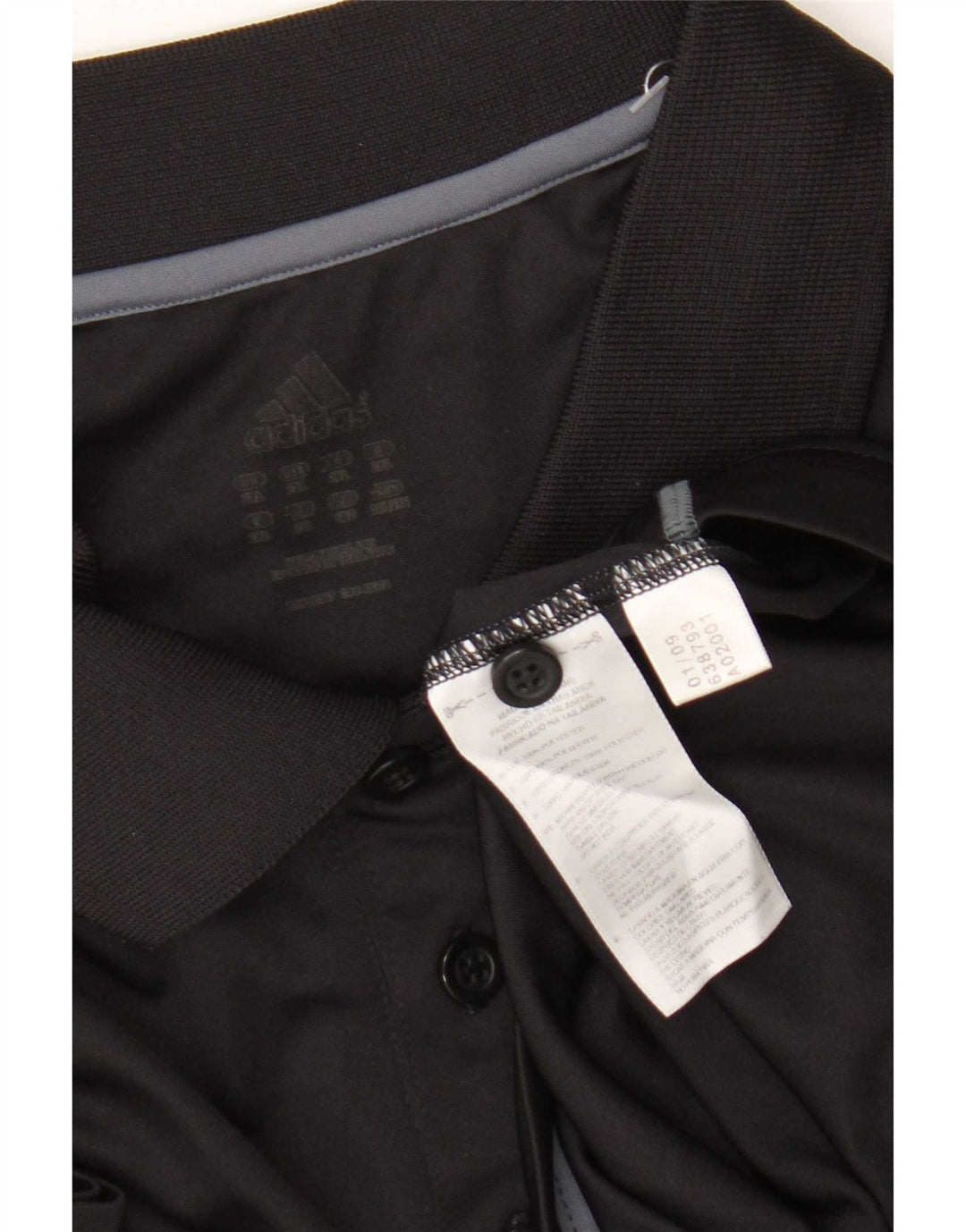 Ανδρικό πουκάμισο Adidas Polo 2XL Μαύρο πολυεστέρα