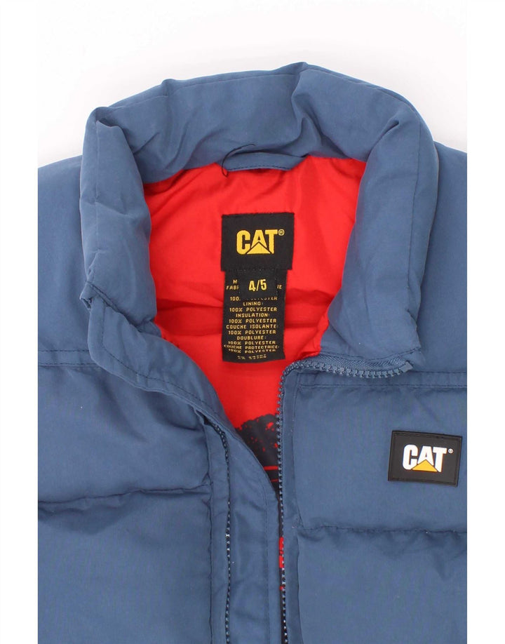 Caterpillar Boys Gilet 4-5 Years Blue Polyester