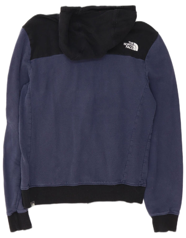 Ανδρικό πουλόβερ με κουκούλα με φερμουάρ North Face, Βαμβακερό, μεσαίο μπλε ναυτικό
