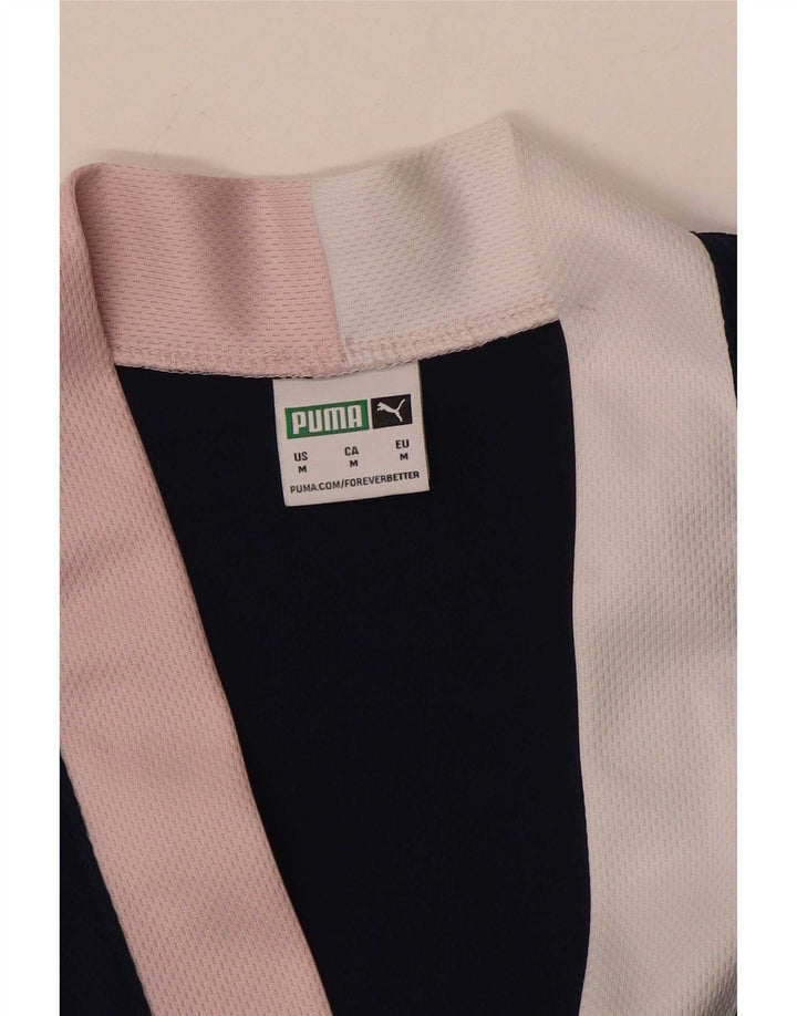Puma Γυναικεία αθλητική φόρμα Top Jacket UK 14 Medium Navy Blue Colourblock