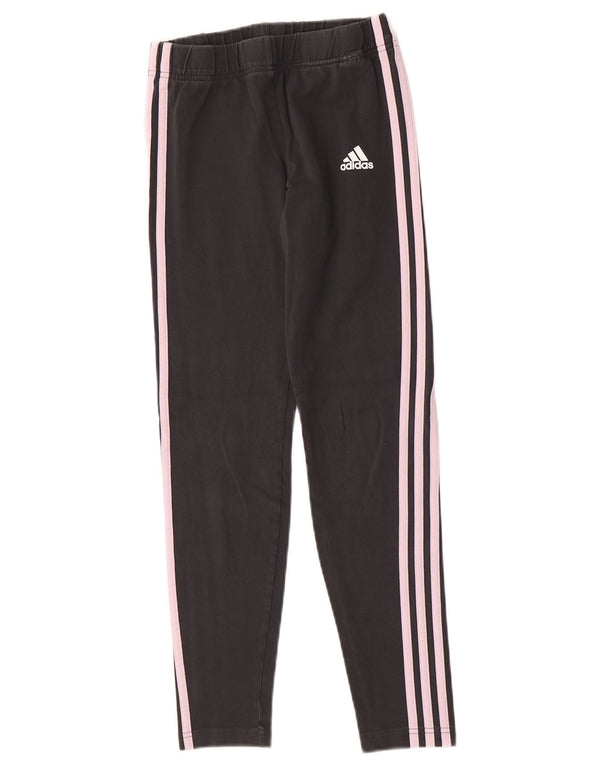 Κοριτσίστικα κολάν Adidas 14-15 ετών γκρι βαμβακερό