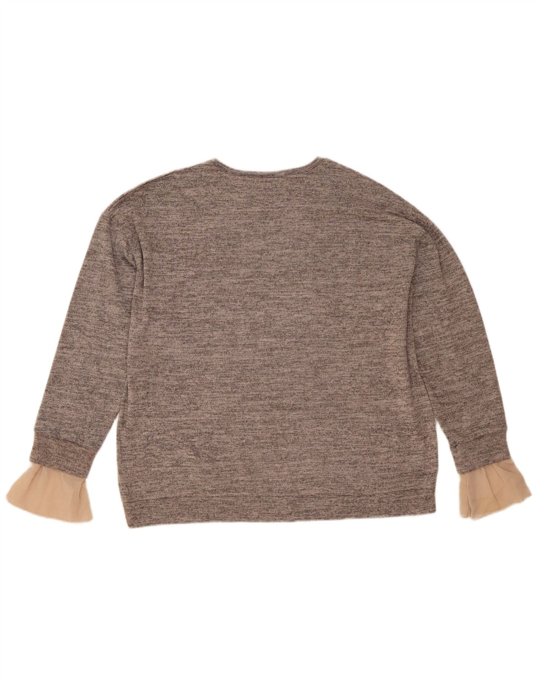 Zara Γυναικεία φούτερ Jumper UK 14 Medium Grey Flecked