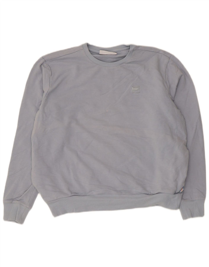 Fila Γυναικείο Φούτερ Jumper UK 16 Μεγάλο Μπλε Βαμβακερό