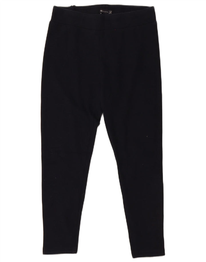 Marks & Spencer Γυναικεία κολάν UK 12 Medium Navy Blue Polyester