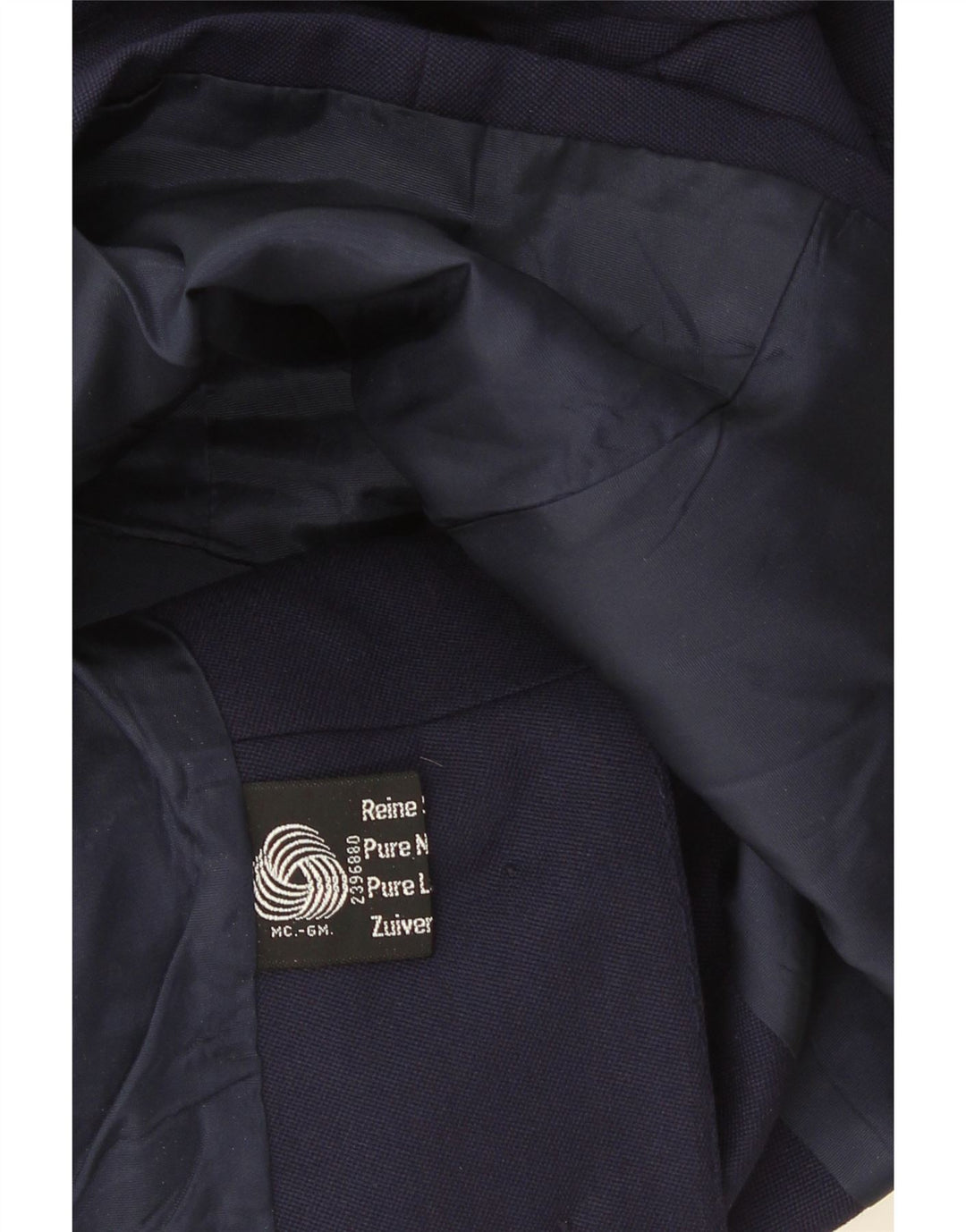 Vintage γυναικείο σακάκι με 4 κουμπιά σακάκι UK 10 Small Navy Blue Wool