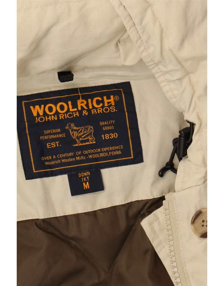 Woolrich Γυναικείο παλτό με κουκούλα UK 14 Medium Off White