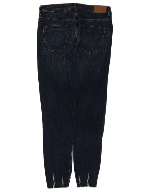 Zara γυναικεία στενόχωρα τζιν EU 40 Medium W30 L27 Navy Blue Cotton