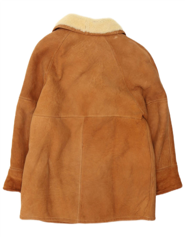 Vintage Ανδρικό Shearling Jacket US 6 Medium Brown