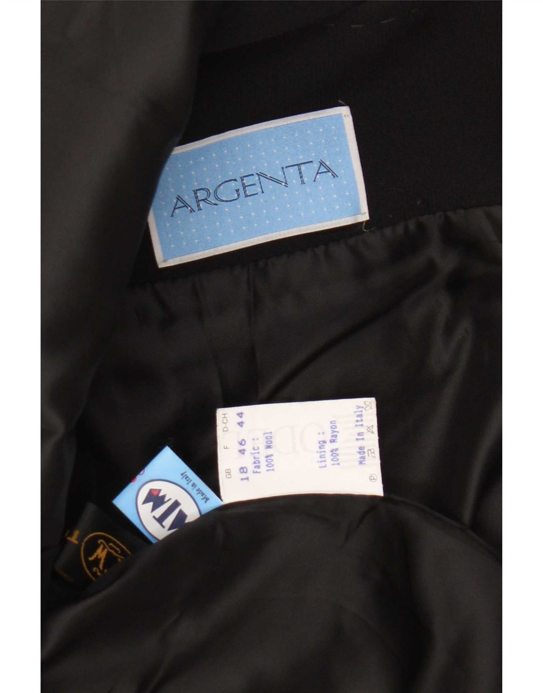 Vintage γυναικείο σακάκι blazer UK 18 XL μαύρο μαλλί