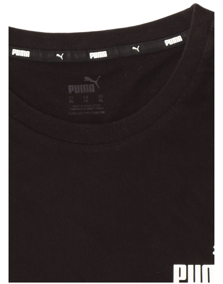 Ανδρικό γραφικό T-Shirt Puma Top XL Μαύρο