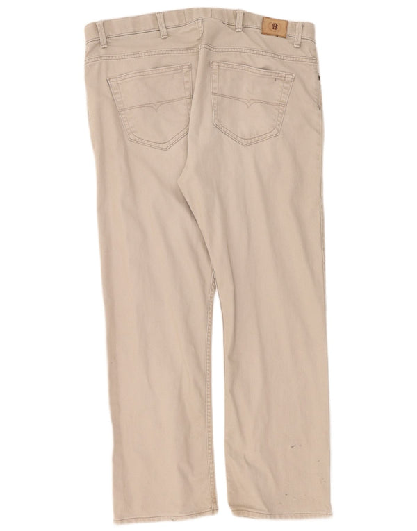 Marks & Spencer Ανδρικό Τζιν Μπλε Harbor Straight W40 L31 Γκρι βαμβακερό