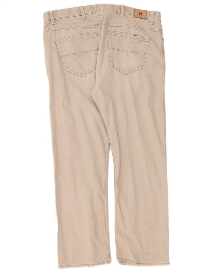 Marks & Spencer Ανδρικό Τζιν Μπλε Harbor Straight W40 L31 Γκρι βαμβακερό