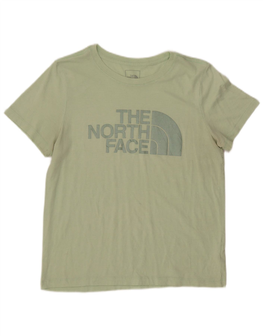 THE NORTH FACE Γυναικείο γραφικό T-Shirt Top UK 14 Medium Green Polyester