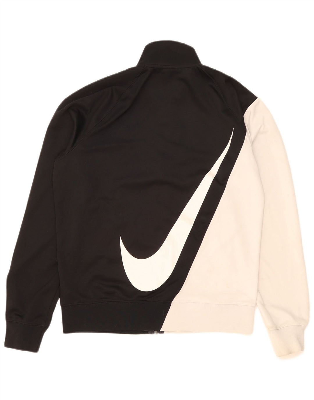 Ανδρική φόρμα γυμναστικής με γραφικά NIKE Top μπουφάν σε μαύρο χρώμα από πολυεστέρα