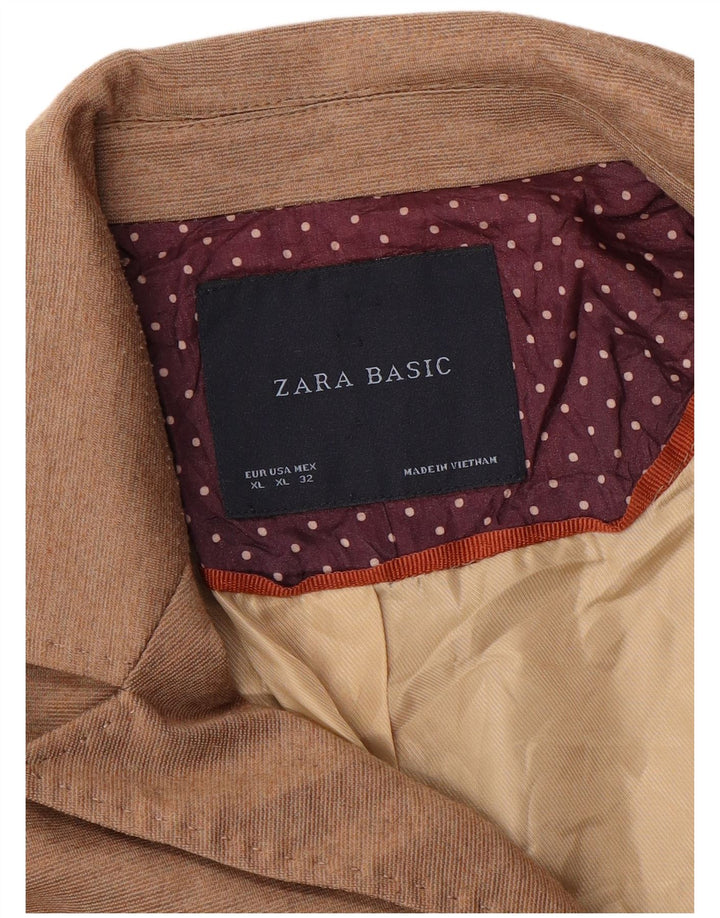 Zara Γυναικείο Μπουφάν Blazer UK 18 XL Μπεζ