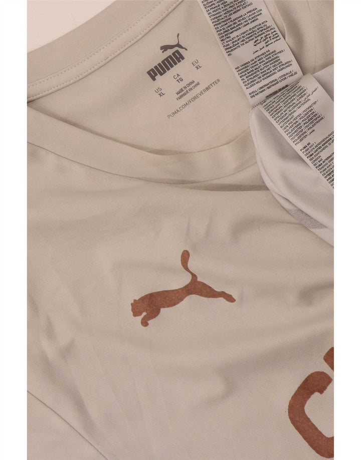 Ανδρικό γραφικό T-Shirt Puma Top XL Λευκό Πολυεστέρας