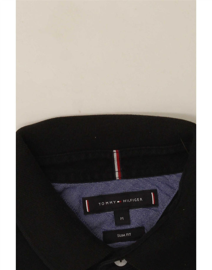 Tommy Hilfiger Ανδρικό πουκάμισο Polo Slim Fit Medium Μαύρο