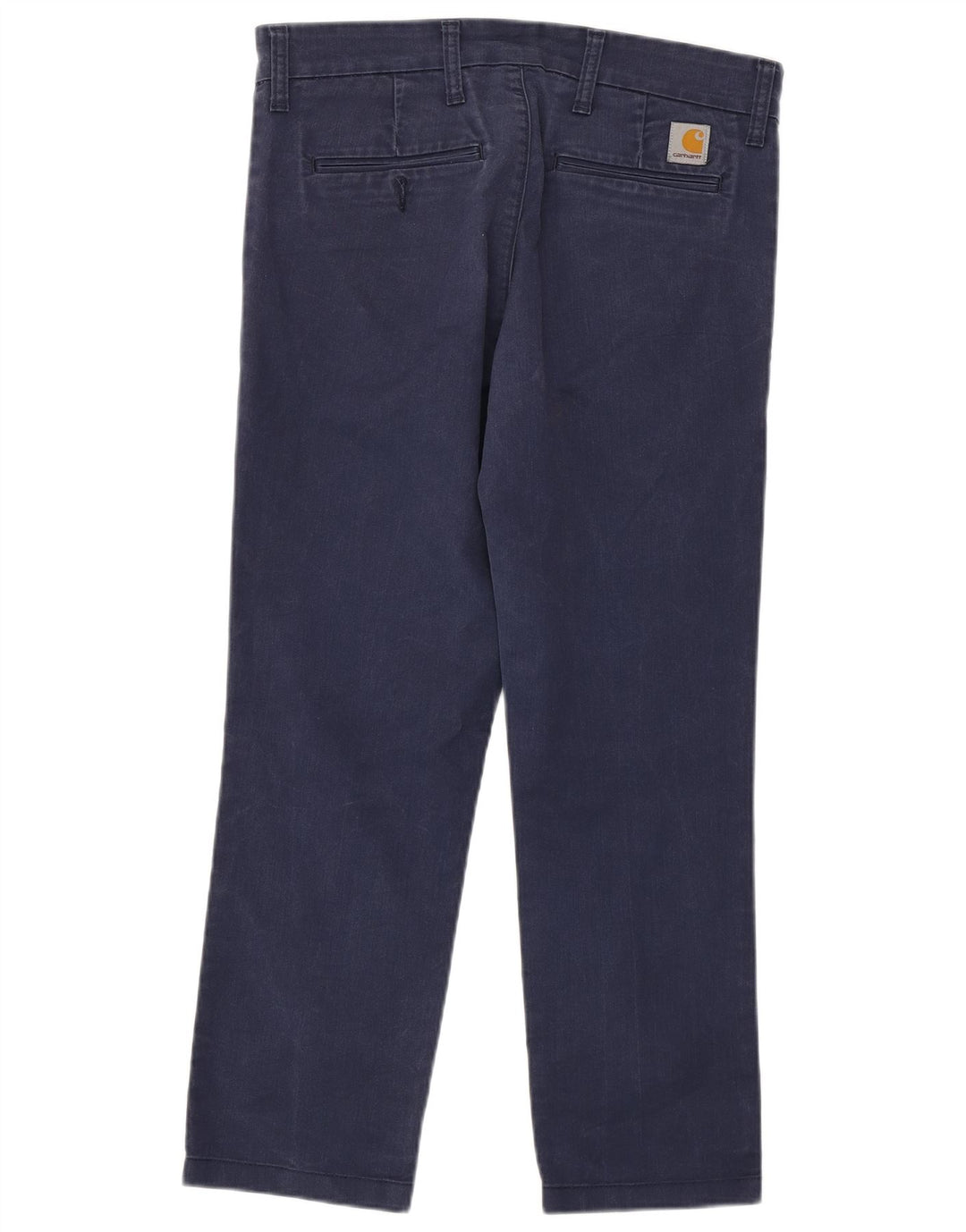 CARHARTT Γυναικείο ίσιο παντελόνι Chino W31 L26 Navy Blue Cotton