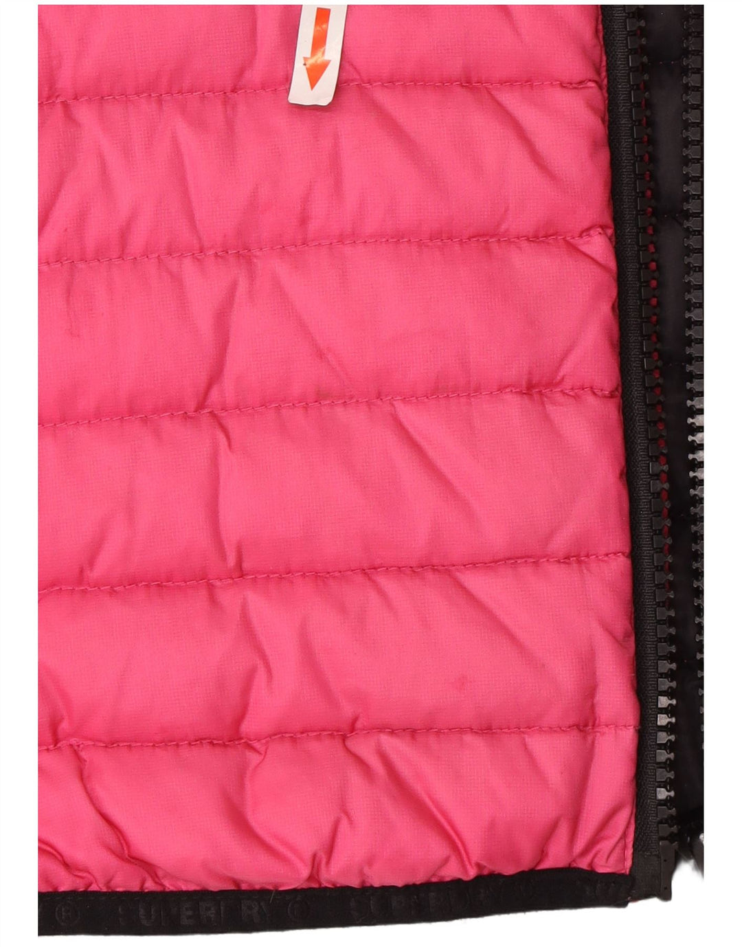 Superdry γυναικείο μπουφάν με κουκούλα UK 10 Small Pink Nylon