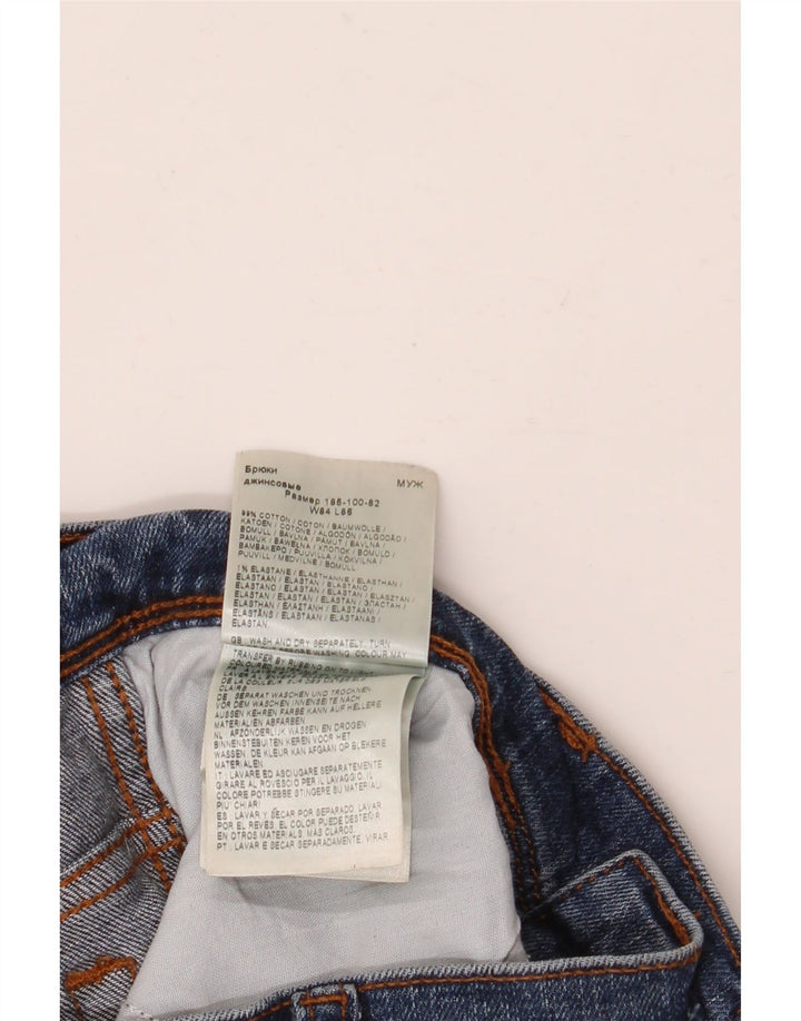 Wrangler Ανδρικό Texas Slim Jeans W33 L34 Μπλε βαμβακερό
