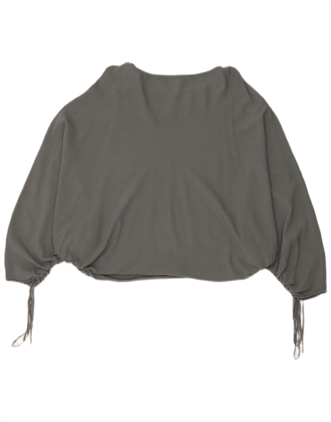 Zara γυναικεία μπλούζα μπλούζα τοπ UK 14 Medium Grey