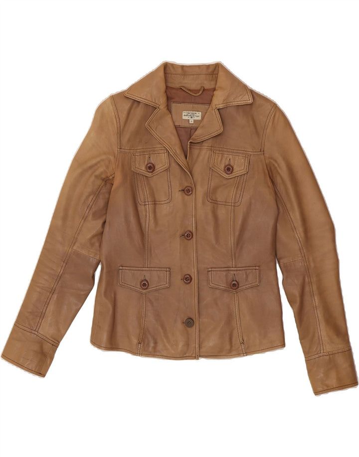 TOM TAILOR Womens Bomber Jacket UK 10 Small Brown Vintage Tom Tailor and Second-Hand Tom Tailor from Messina Hembry 