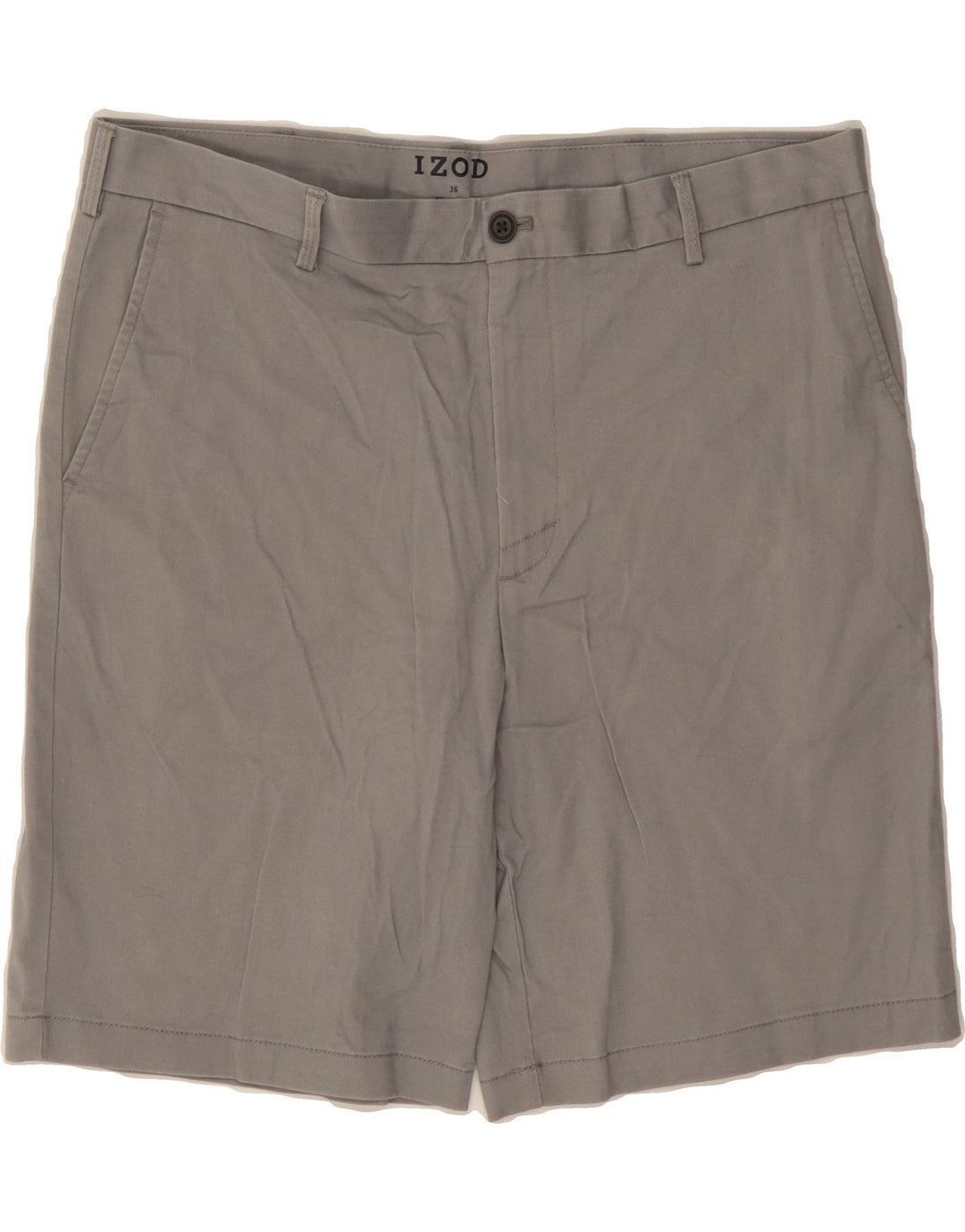 IZOD Mens Chino Shorts W36 Large Grey Cotton Vintage Izod and Second-Hand Izod from Messina Hembry 