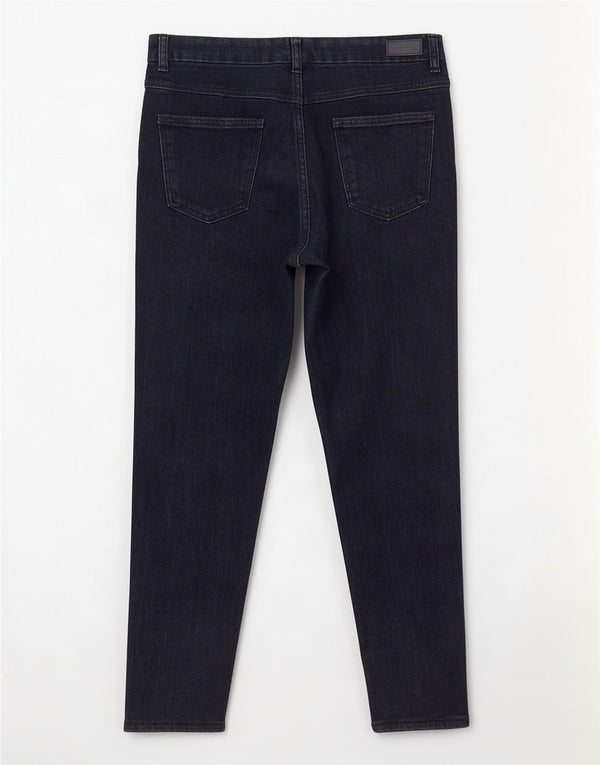 Zara Γυναικείο Tapered Jeans EU 38 Small W28 L27 Navy Blue
