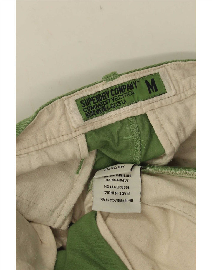 Ανδρικό σορτς Chino Superdry Medium W30 πράσινο βαμβακερό