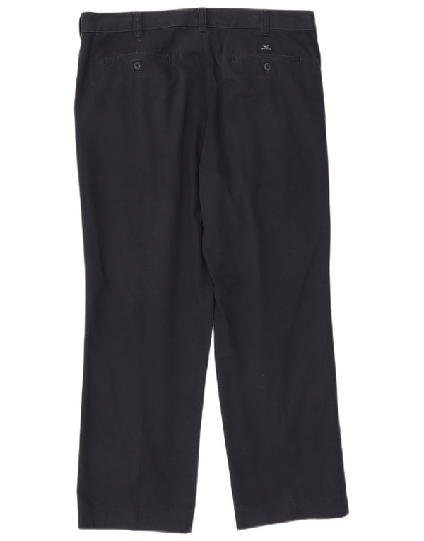 Marks & Spencer Ανδρικό παντελόνι Chino με μπλε Harbor W38 L31 Navy Blue