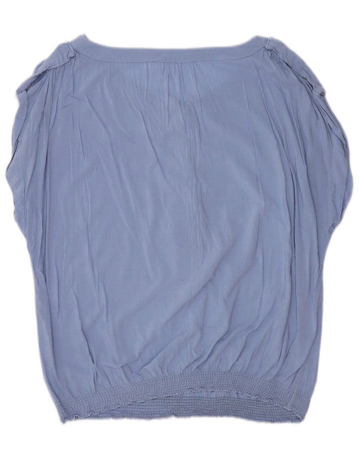 Zara Γυναικεία Μπλούζα Oversized Top UK 10 Small Blue