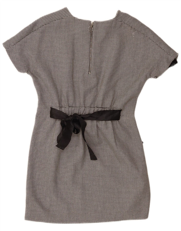 Zara Γυναικείο φόρεμα Trafaluc Basic UK 10 Small Black Houndstooth Polyester