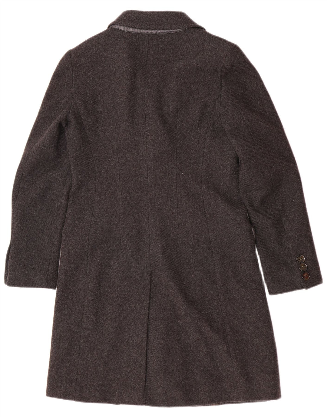 Max Mara Γυναικείο Πανωφόρι UK 8 Μικρό Γκρι Μαλλί