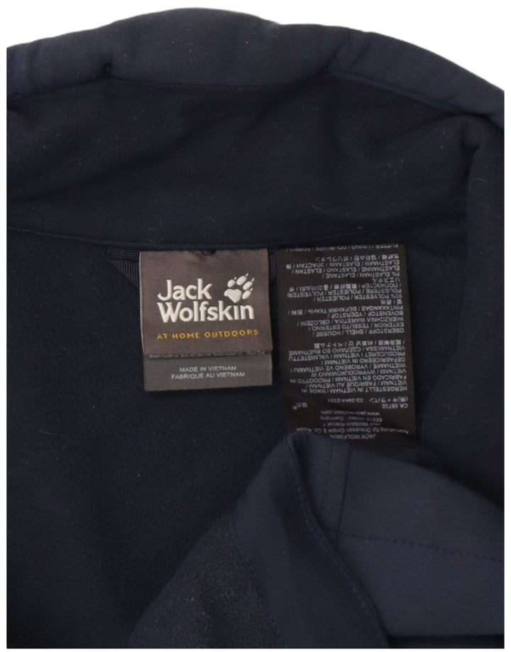 Ανδρικό Jack Wolfskin Windbreaker UK 40 Large Navy Blue Polyester