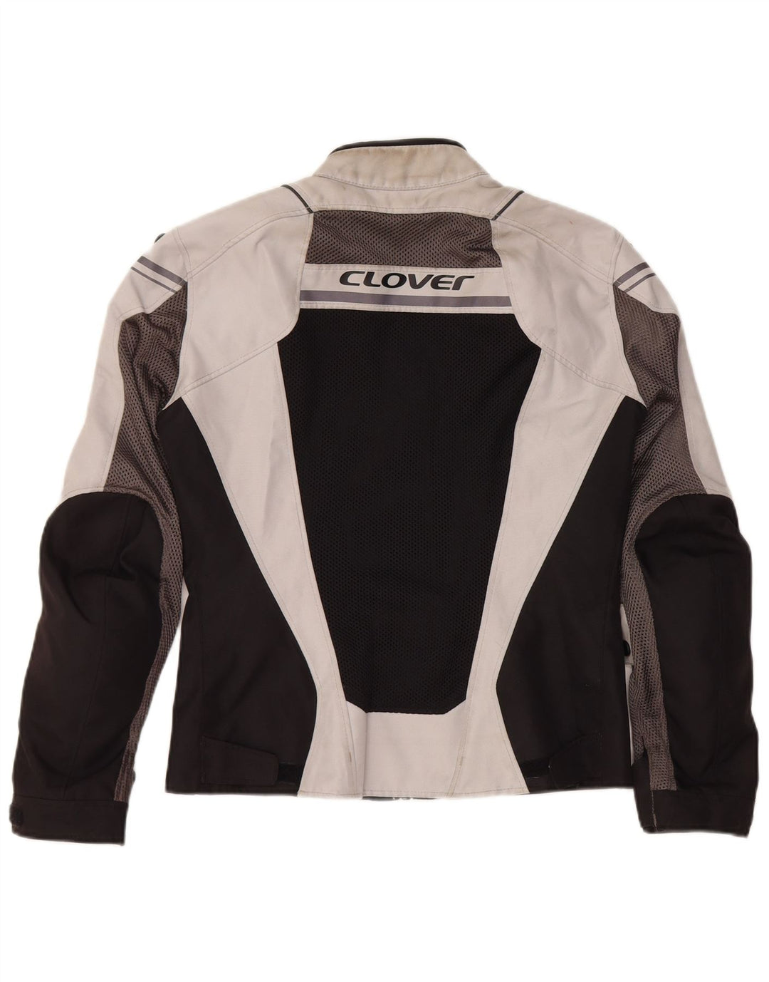 Clover Womens Graphic Racer Jacket UK 6 XS Πολύχρωμο Colourblock