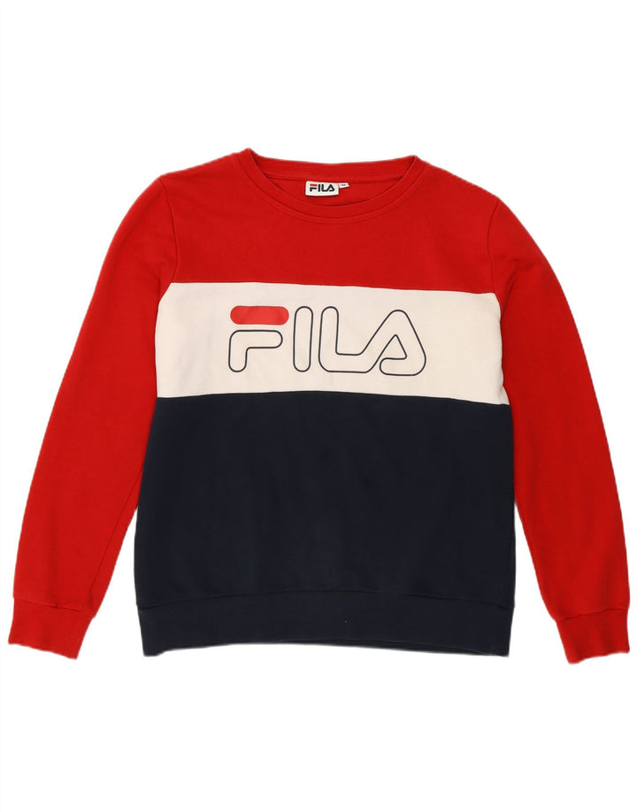 Γυναικείο φούτερ Fila Jumper UK 14 Medium πολύχρωμο Colourblock