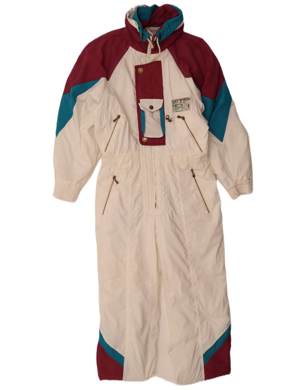 Silvy γυναικεία κουκούλα Loose Fit Jumpsuit Ski IT 44 Medium White Colourblock