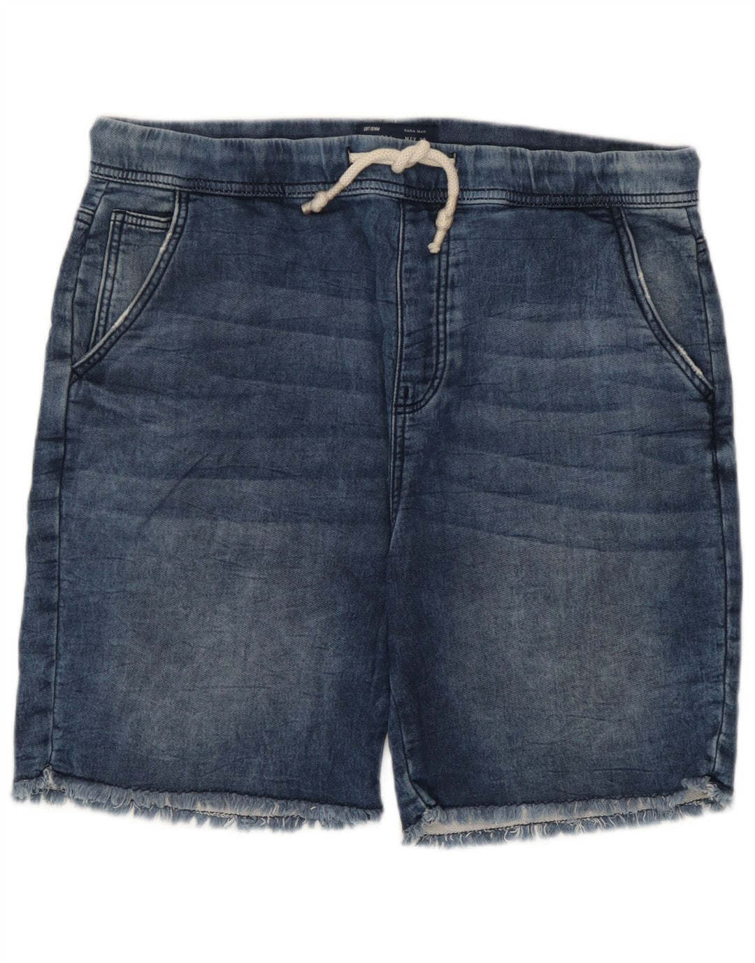 Ανδρικό σορτς Zara μεγάλο W32 Μπλε βαμβακερό