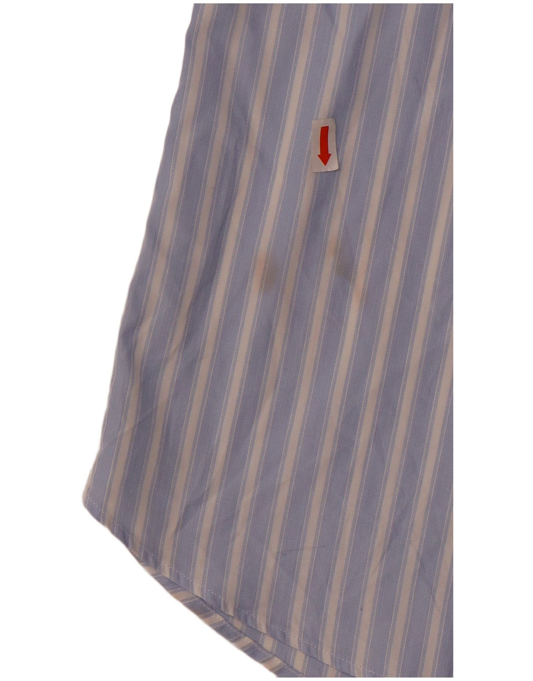 Ανδρικό κοντομάνικο πουκάμισο Carrel μέγεθος 40 15 1/2 Μεσαίο μπλε ριγέ βαμβακερό