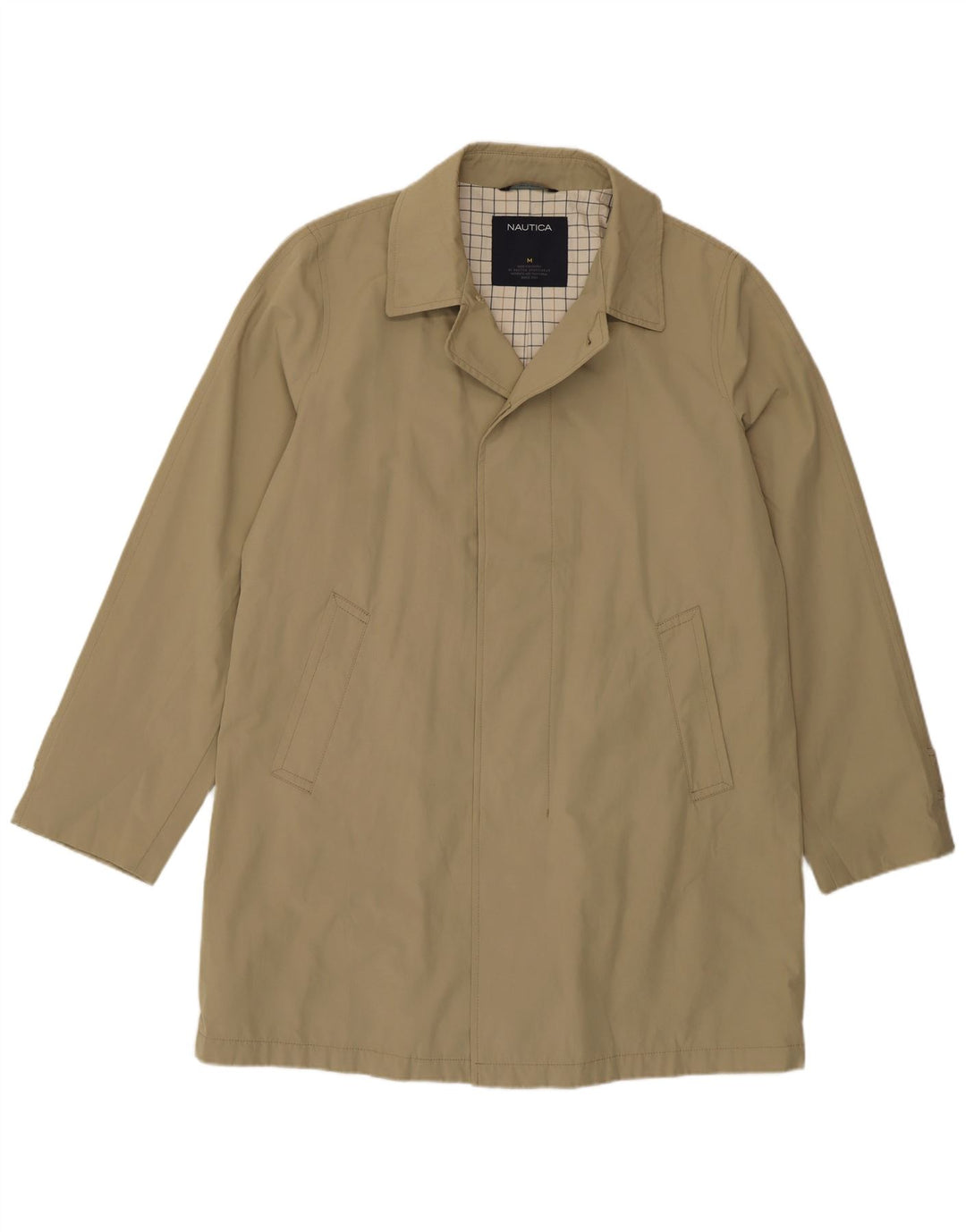 Ανδρικό πανωφόρι Nautica UK 38 Medium Khaki Polyester Classic