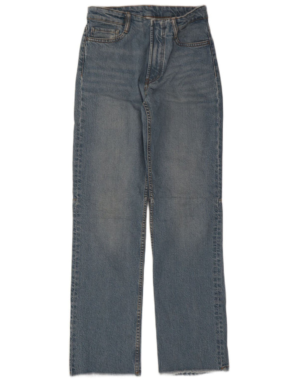 Massimo Dutti Γυναικείο ίσιο τζιν EU 34 2XS W24 L30 Μπλε βαμβακερό