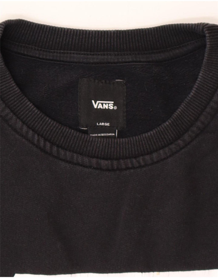 Ανδρικό γραφικό φούτερ VANS Jumper Large Μαύρο