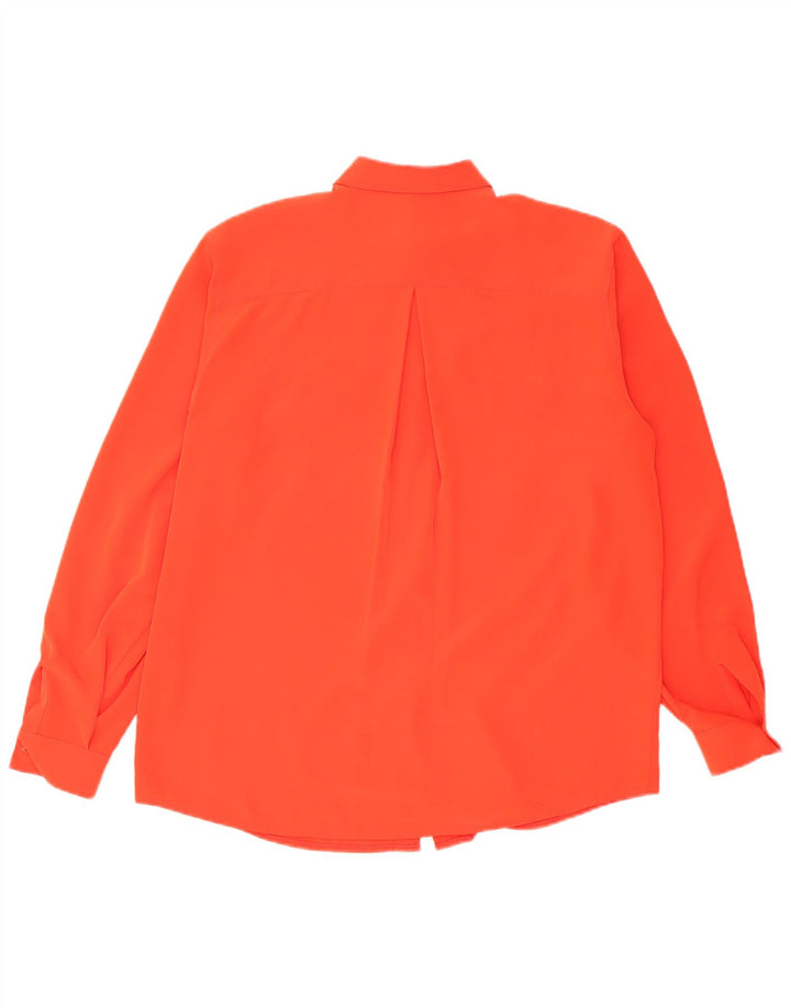 Mario Pucci Cecconi Γυναικείο πουκάμισο Oversized Μπλούζα IT 42 Medium Orange