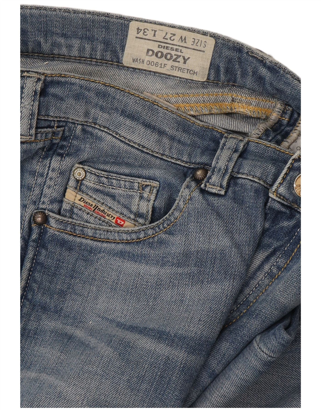 Diesel Γυναικείο Doozy Straight Jeans W27 L34 Μπλε βαμβακερό