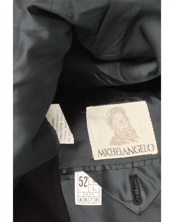 Michelangelo Ανδρικό μπουφάν σακάκι με 3 κουμπιά IT 52 XL Navy Blue Wool