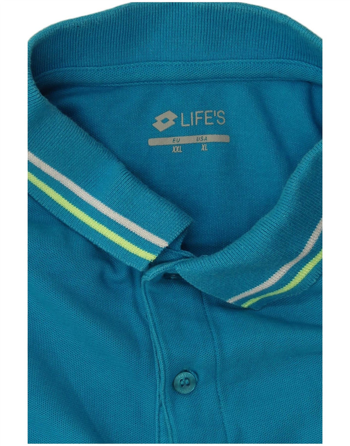 Ανδρικό πουκάμισο πόλο LOTTO XL Μπλε