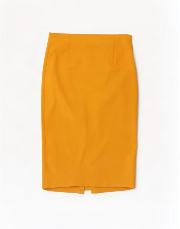 Zara Γυναικεία Pencil Φούστα Μεγάλη W30 Κίτρινη