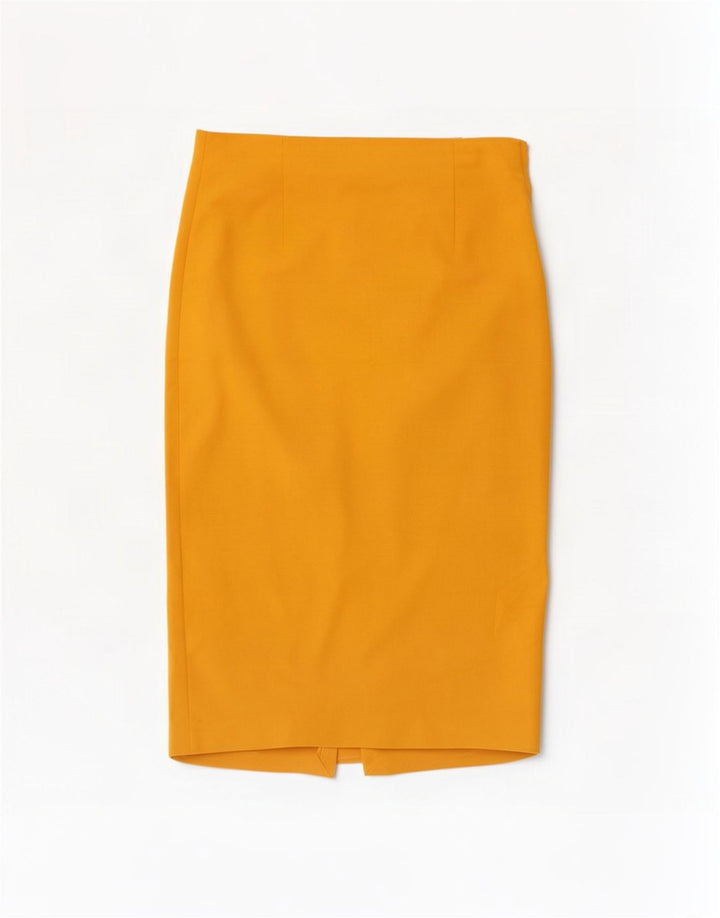 Zara Γυναικεία Pencil Φούστα Μεγάλη W30 Κίτρινη