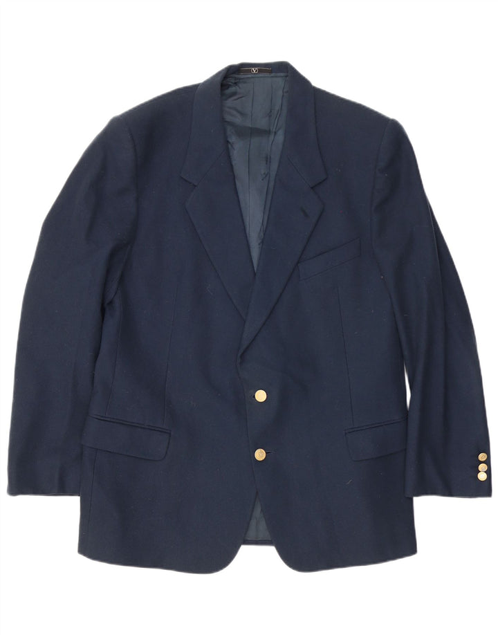 Valentino Ανδρικό σακάκι σακάκι με 2 κουμπιά UK 40 Large Navy Blue